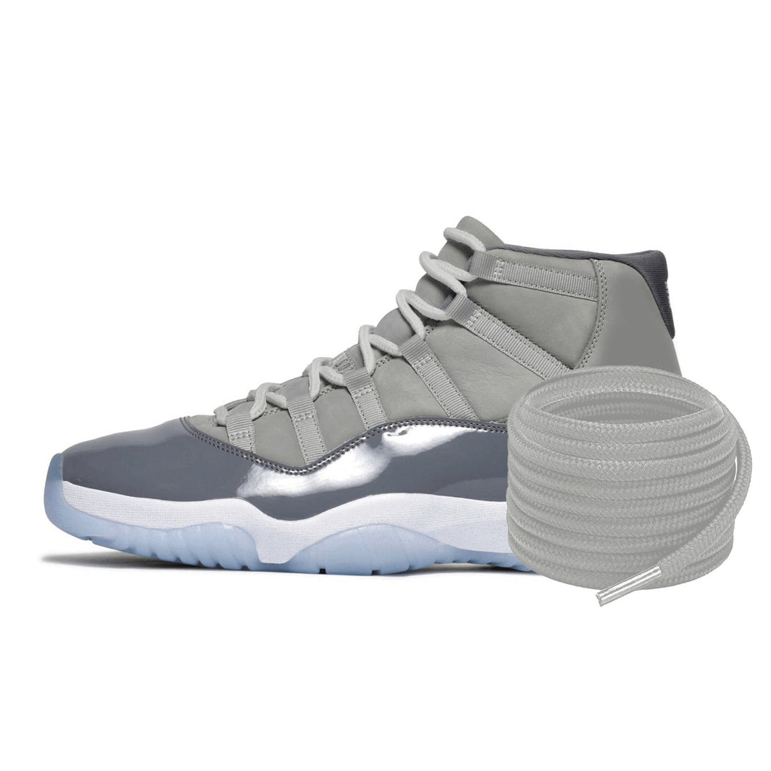 Jordan 11 Light Grey Laces