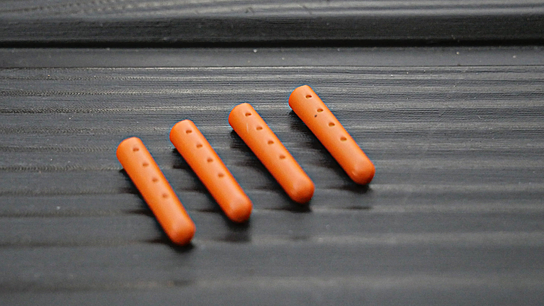 orange aglets shoelaces