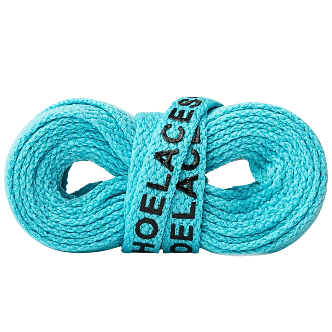 sky blue off-white shoelaces