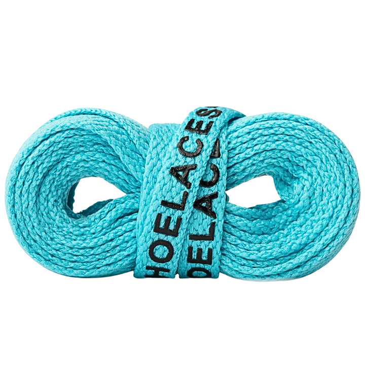 sky blue off-white shoelaces