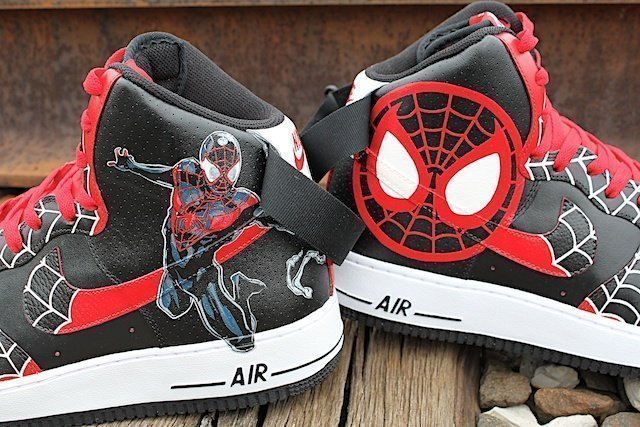 Spiderman Custom Nike Air Force 1