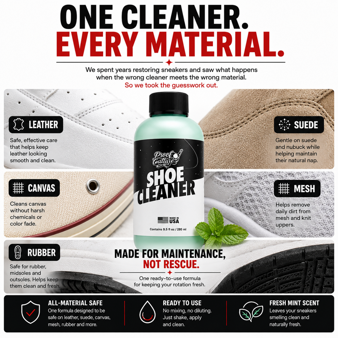 🧼 Ultimate Sneaker Care Kit – All-Material Shoe Cleaner, 3-Brush Set &amp;amp; Ultra-Soft Towel