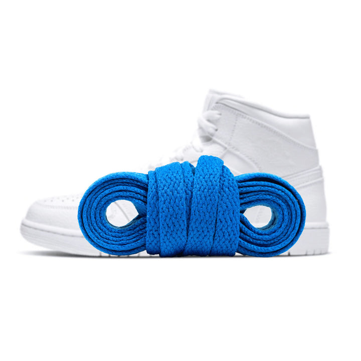 Flat royal blue laces Jordan
