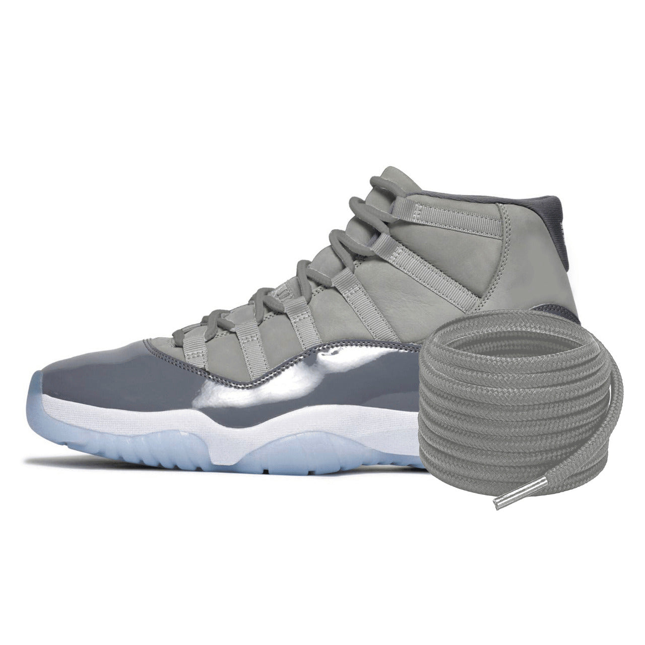 Jordan 11 cool sales grey laces