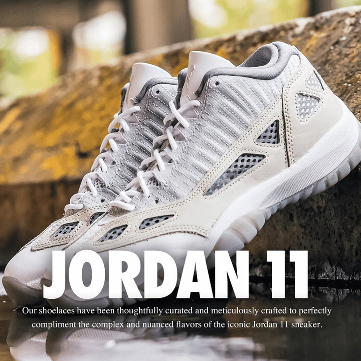 Jordan 11 low IE white Shoelaces