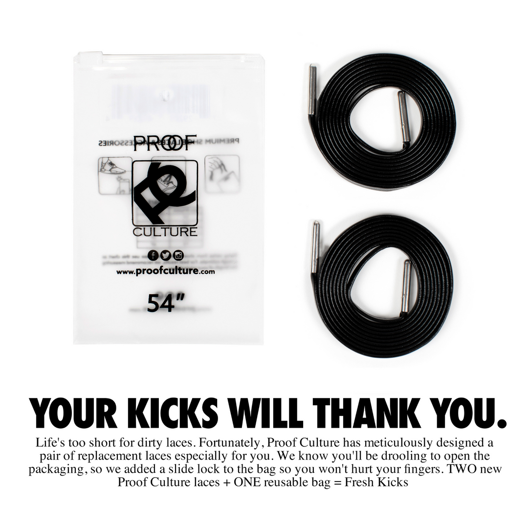 Black and 2024 gold shoe strings