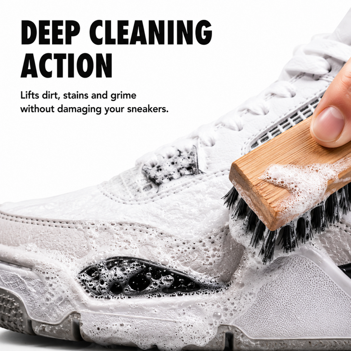 Premium Sneaker & Shoe Cleaner – Safe for Leather, Suede, Canvas, Mesh & More