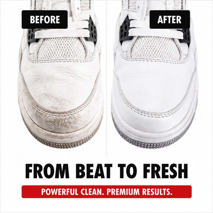Premium Sneaker & Shoe Cleaner – Safe for Leather, Suede, Canvas, Mesh & More
