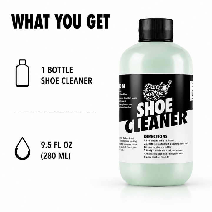 Premium Sneaker & Shoe Cleaner – Safe for Leather, Suede, Canvas, Mesh & More