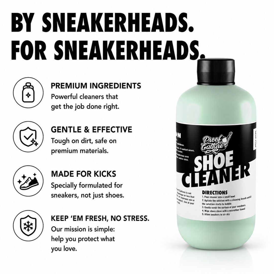 Premium Sneaker & Shoe Cleaner – Safe for Leather, Suede, Canvas, Mesh & More