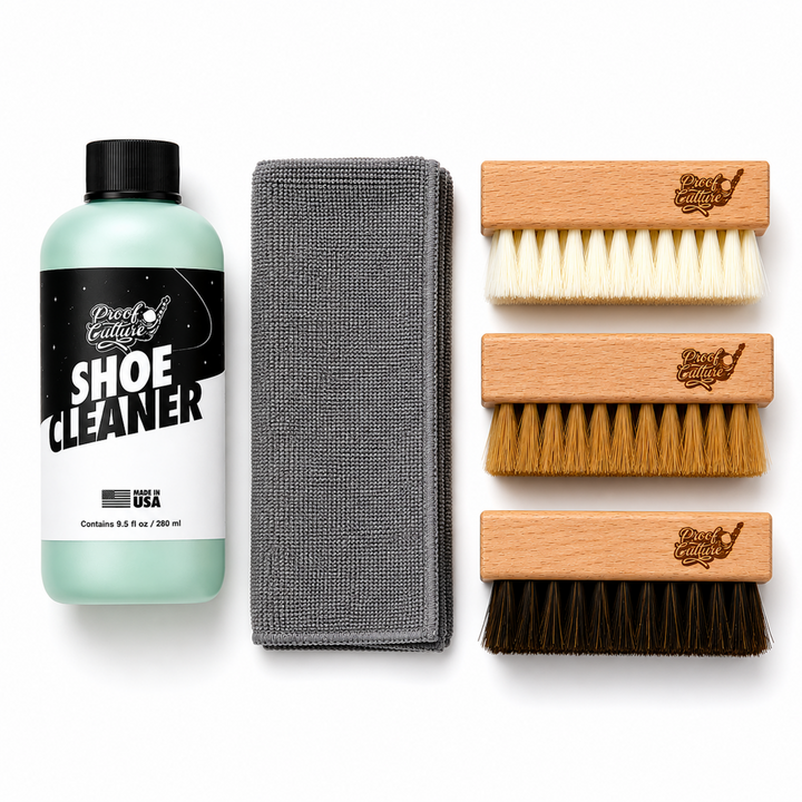 🧼 Ultimate Sneaker Care Kit – All-Material Shoe Cleaner, 3-Brush Set &amp;amp; Ultra-Soft Towel