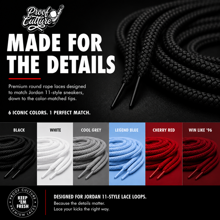 buy Jordan 11 shoelaces