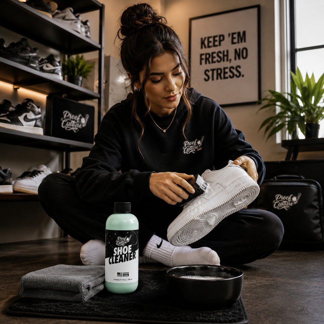 Premium Sneaker & Shoe Cleaner – Safe for Leather, Suede, Canvas, Mesh & More