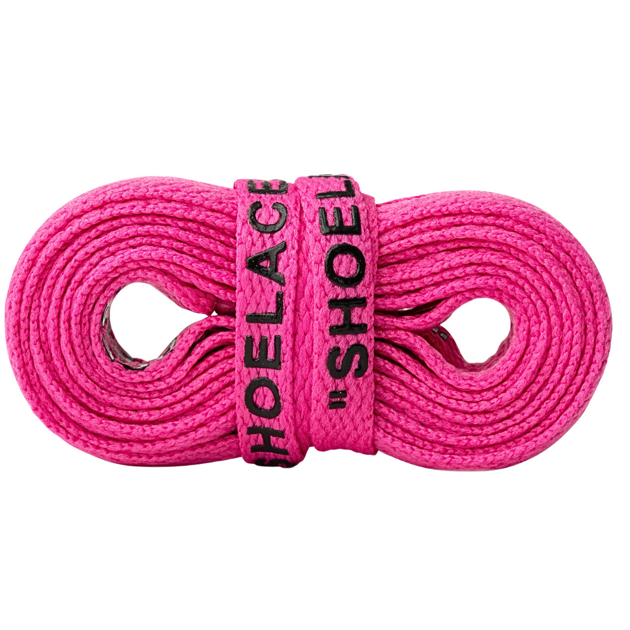 Pink off 2025 white shoelaces