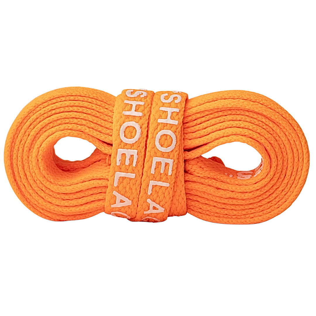 orange off-white shoelaces