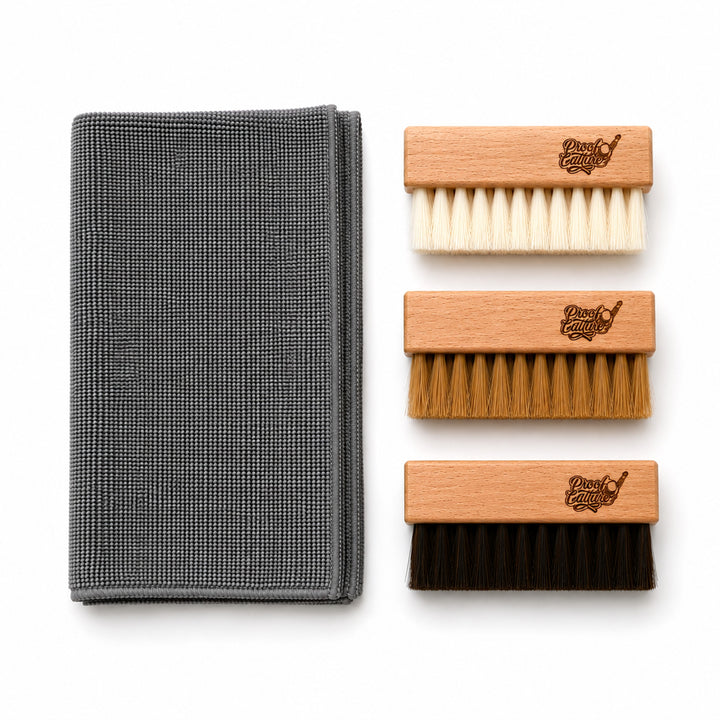 🧽 Complete Shoe Brush Kit – The Right Brush for Every Material