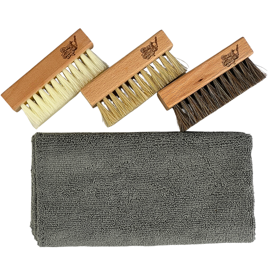 Shoe top care brushes