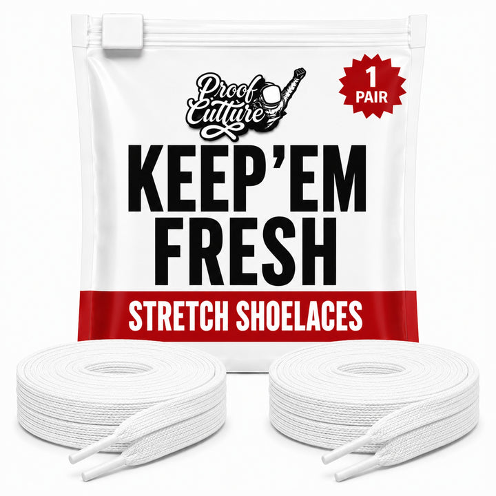 Elastic No-Tie Shoelaces — Stretch Flat Laces